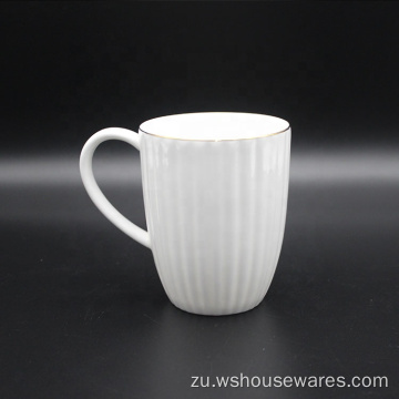 Ukunethezeka kwegolide ye-rearamic ceramic setha i-Tableware